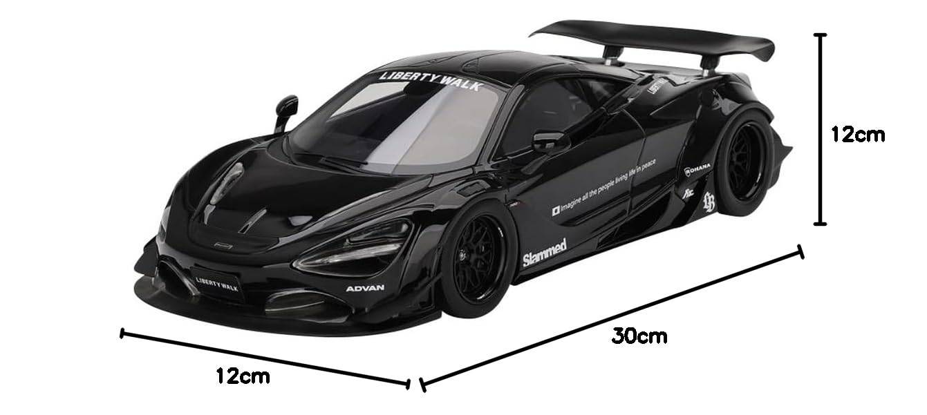 Amazon | TOP SPEED 1/18 マクラーレン 720S LB☆Works ブラック TAS