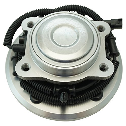 Image of TRQ Rear Driver and Passenger Side Wheel Bearing and Hub Assembly Set 2 Piece Compatible with 12-16 Chrysler Town and Country 12-20 Dodge Grand Caravan 12-15 Ram C V 12-14 Volkswagen Routan