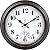 45MinST 12 Inch Indoor/Outdoor Retro Round Waterproof Wall Clock with Thermometer, Silent Non Ticking Battery Operated Quality Quartz Wall Clock Home/Patio Decor(Black Gold)