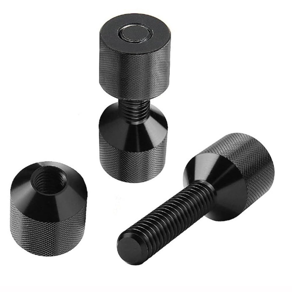 1-1/8" Goupilles à Deux Trous Construction en Aluminium Goupille D'Alignement de Bride à 2 Trous avec Oxyde Anodisé Facile à Utiliser Noir 4Pcs