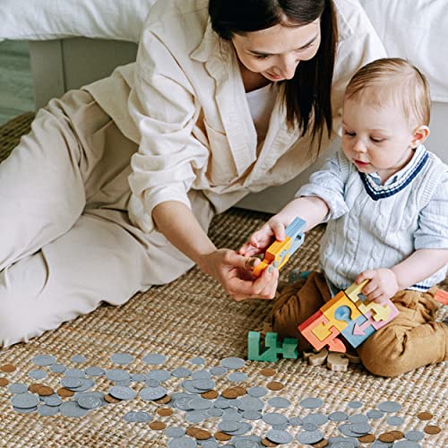 Ytyoto 1000 Pcs Fake Coins For Kids Learning, Plastic Play Coins For Teaching,200 Pennies, 200 Nickels, 200 Dimes, 200 Quarters, 200 Half-Dollars For Kids Pretend Play Store Or Cash Register #TOP6