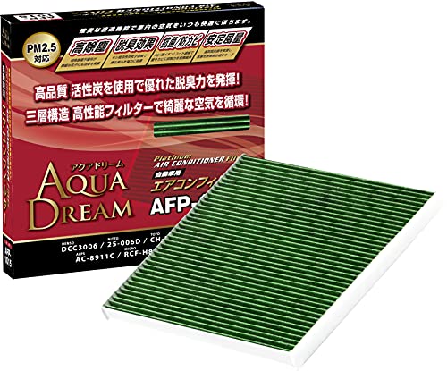 アクアドリーム 自動車用 エアコンフィルター PLATINUM ホンダ用 AFP-1015 銀イオン抗菌 除塵 脱臭 風量効果 AQUA DREAM