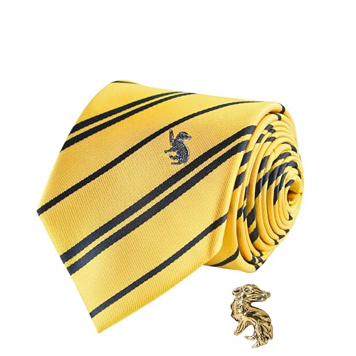 Cinereplicas Harry Potter - Necktie Deluxe Hufflepuff - Official License
