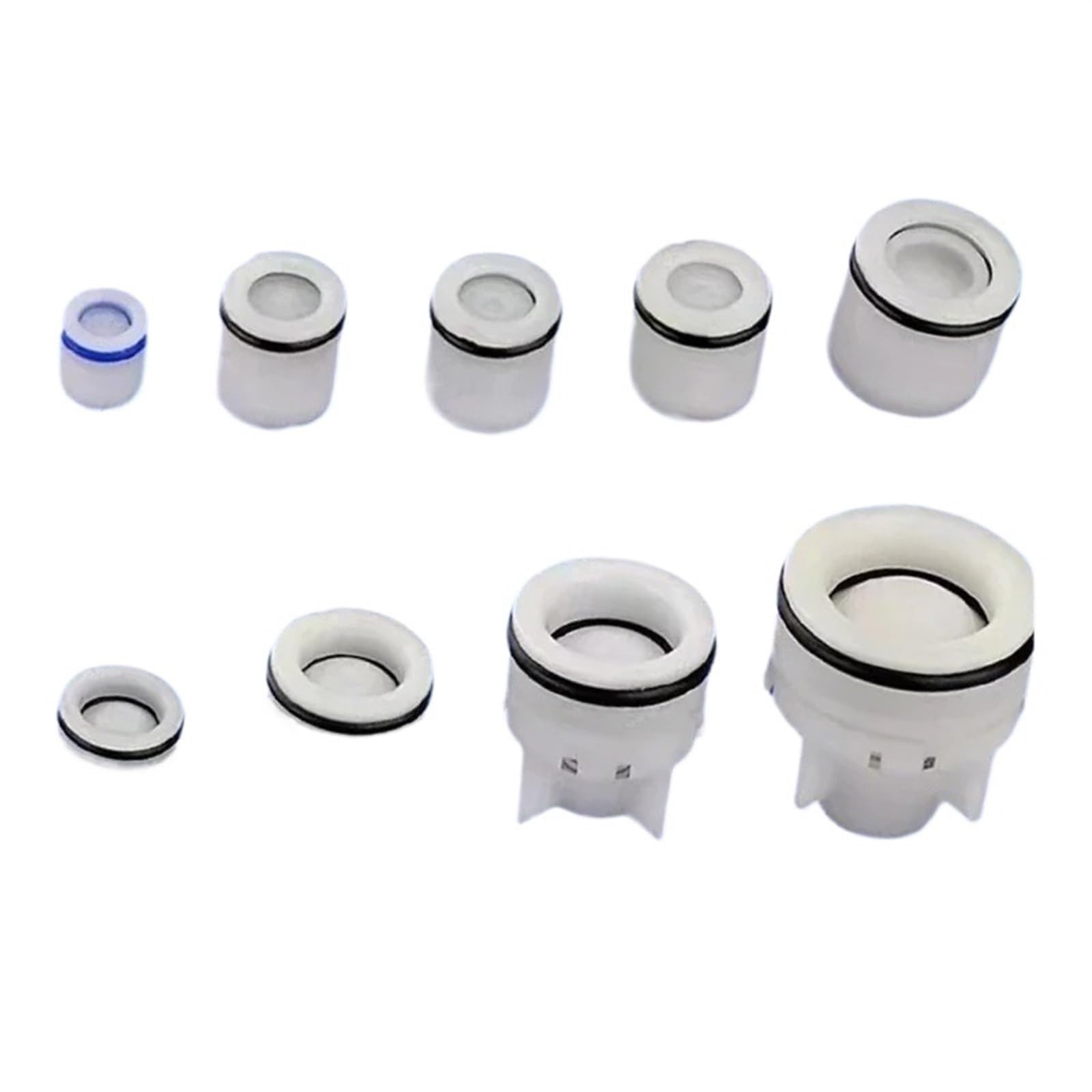 Valvola di non ritorno in plastica a innesto con molla di controllo, diametro esterno 10-32 mm, for acquario, irrigazione da giardino, valvola del contatore 'acqua, parti idrauliche(OV 32)