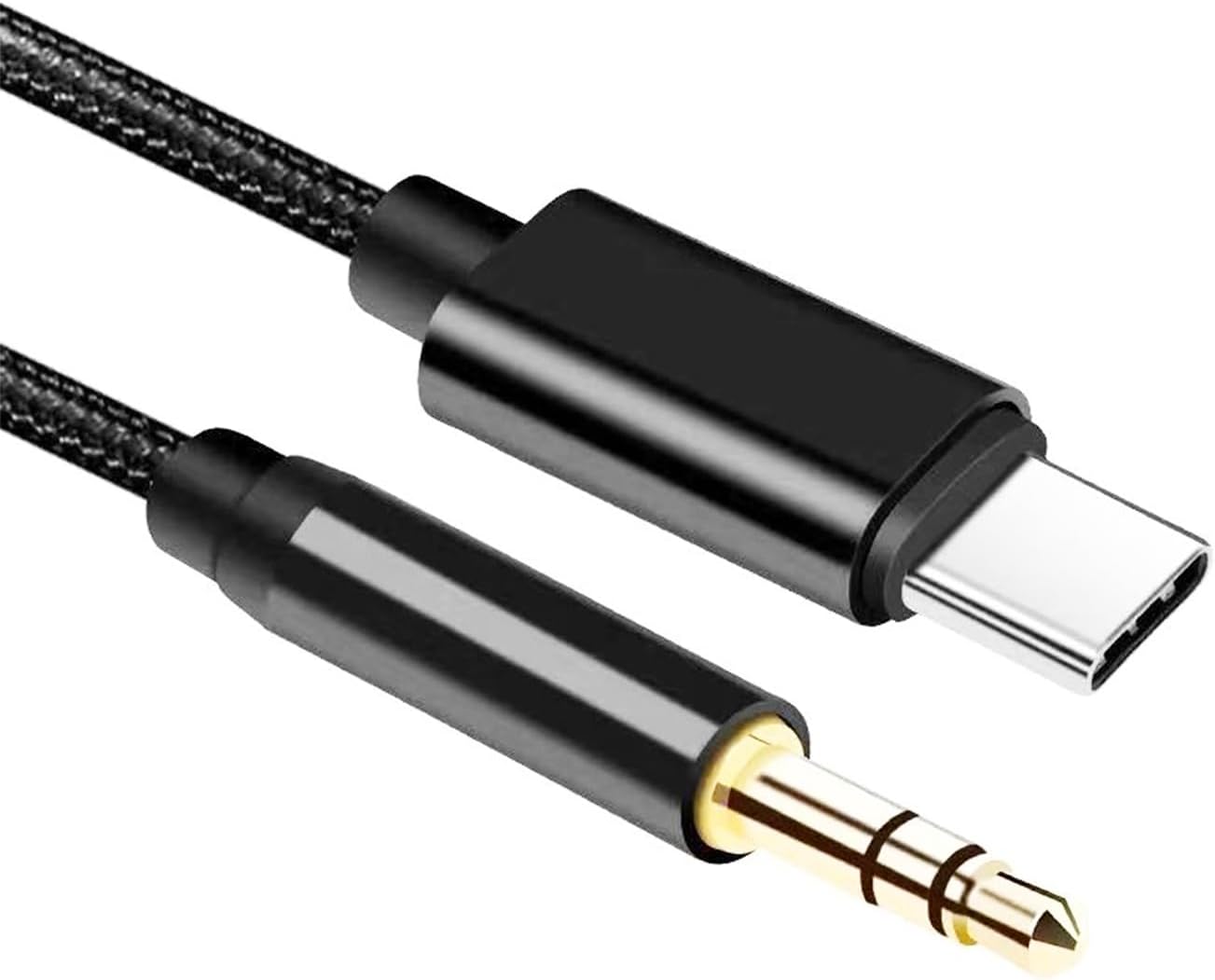 USB C to 3.5mm Aux Cable,USB C to Aux Plug Cable for Car Home Stereo