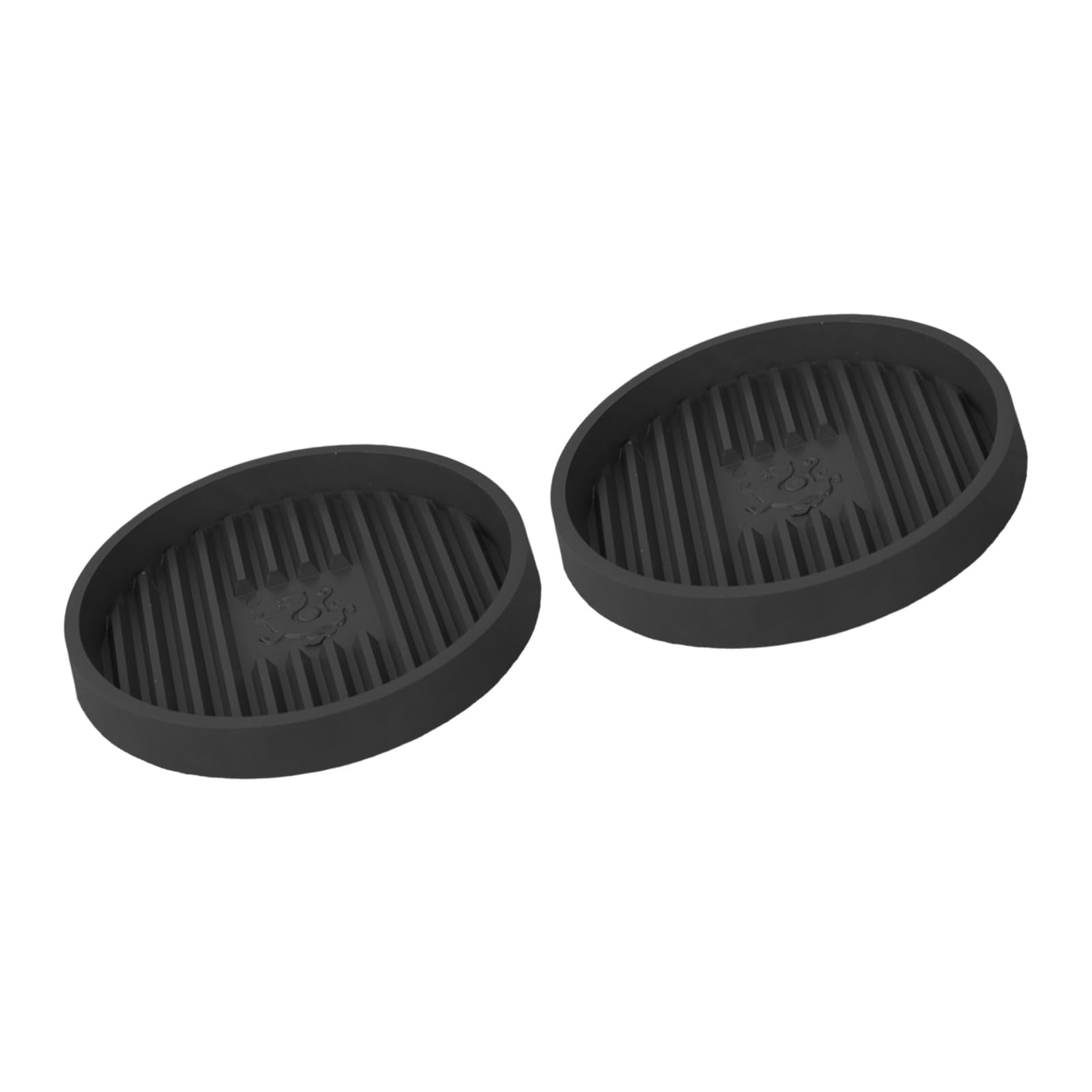 Poystng Toilet Plunger Holder with Quick Drying Ventilated Base NonTipping Holder for Toilet Tool Drip Collecting Tray 2PCS Quick Dry Plunger Tray