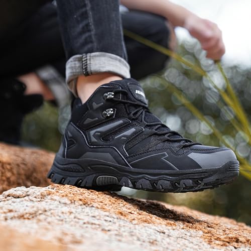 Image of Waterproof Women's Hiking Boots Trekking Camping Boots for Outdoor