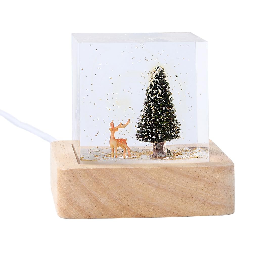 Table Art Déco Cube lumineux pour réchauffer l'ambiance de votre chambre en hiver