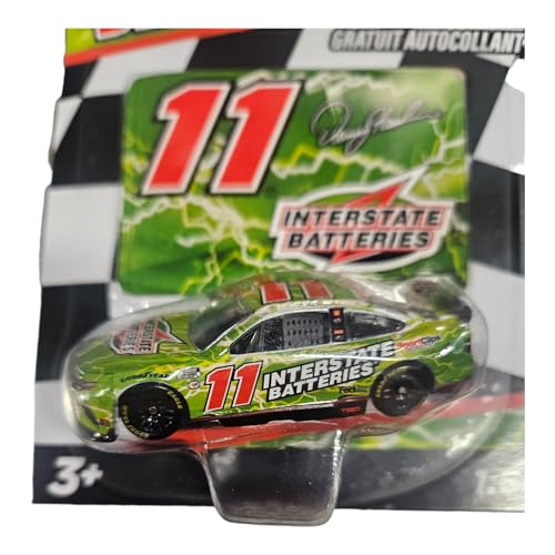 lionel racing nascar authentics denny hamlin 2023 interstate batteries no 11 ht 164 scale diecast car with trinket