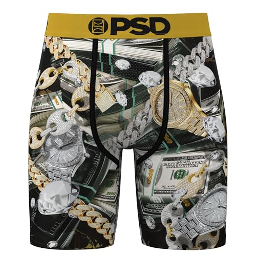 PSD Men's Icy Benjis Boxer Briefs, Multi, L2