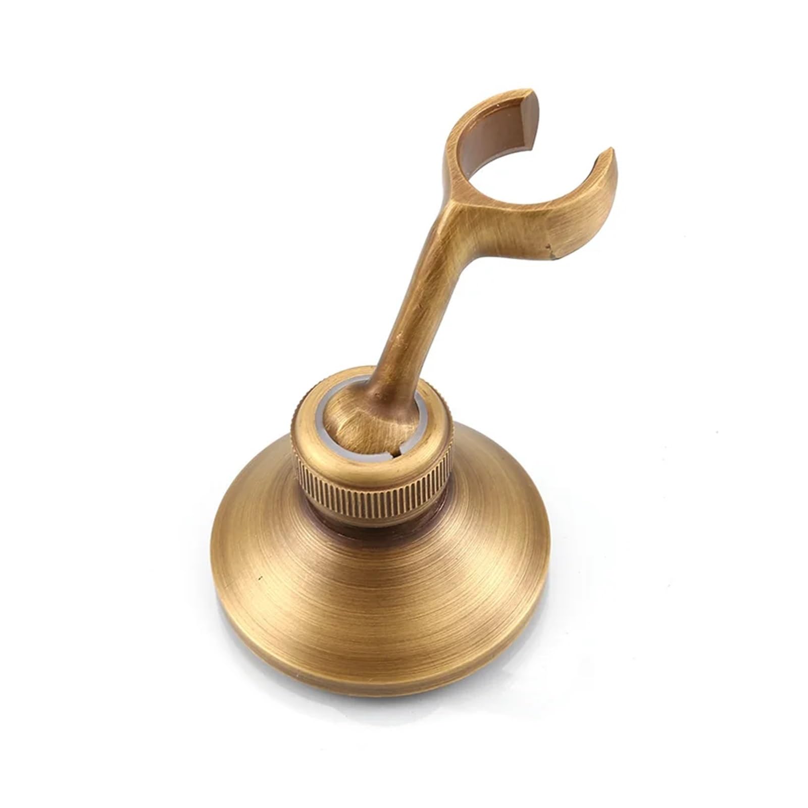 Soporte Alcachofa Ducha Soporte de Cabezal de Ducha de Mano for baño de latón, Accesorio de Hardware for baño, Gancho de Ducha montado en la Pared(Golden Polished)