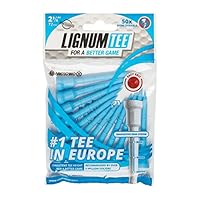 Longridge Unisex-Adult Golf Zubehör Lignum 72 mm Tees 12 PK, Blau, 72Mm