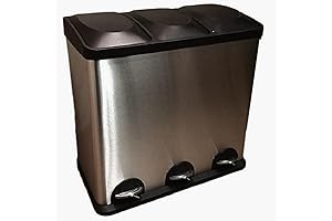3 in 1 Trash Can Recycle Bin Kitchen