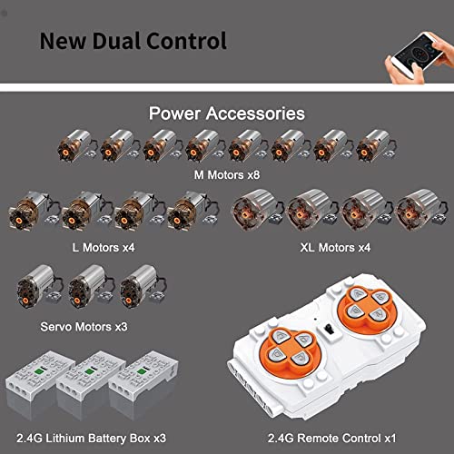 Abschleppfahrzeug Technical Kranwagen Große Mobilkran Ferngesteuert, Technik Kran Modellbausatz Mit Fernbedienung, 10966… – Bild 7