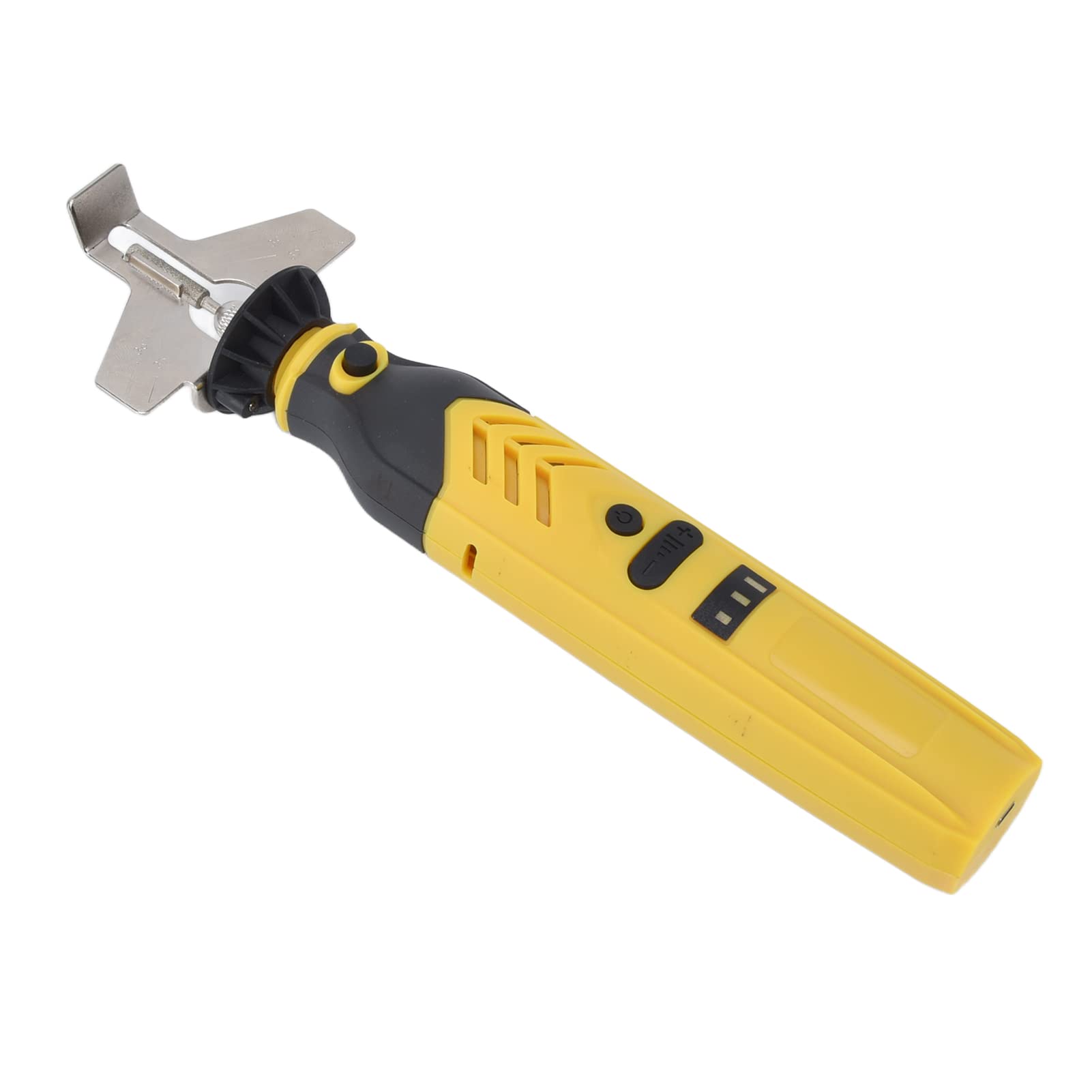 Afilador de Motosierra, Máquina de Cadena de Molienda DC 3.6V 1500mAh, Kit de Afilado de Motosierra Juego de Herramientas de Amoladora de Sierra de Cadena con Línea de Conexión de Cabezal de Montaje