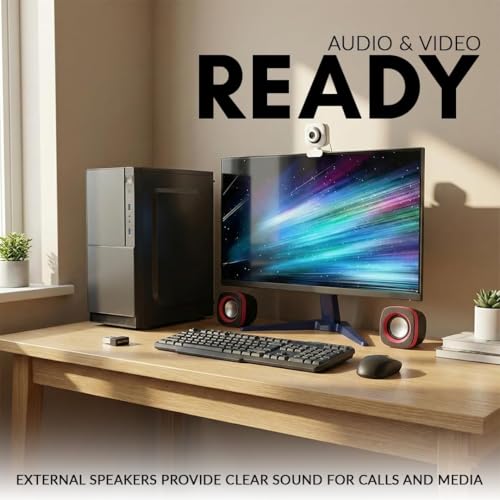 Image of Desktop Computer Set, Core i5, 8GB RAM, 256GB SSD + 500GB HDD, Windows 11 Home, 19 Inch LED Monitor, Keyboard & Mouse