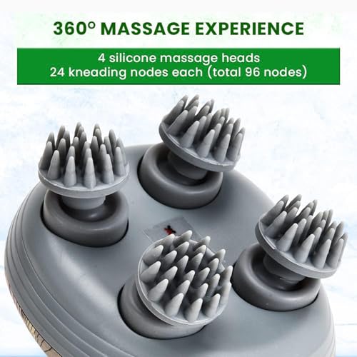 Image of SUPERSTUD Scalp Massager For Hair Growth || Rechargeable Electric Head Massager with 3 Speed Modes | Head Scratcher for Stress Relief, Relaxation & Deep Clean