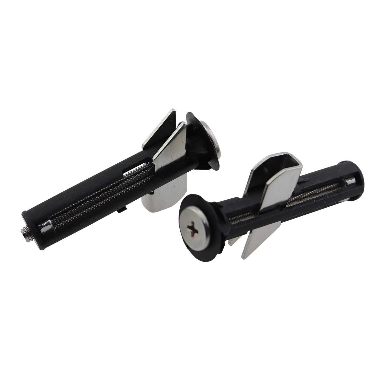 1 Pair Toilet Cover Fixing Screws New M5 Locking Stainless Steel Nut Fitting Expansion Top Mounting Bolt 2.83 Inch Long Toilet Seat Maintenance Part