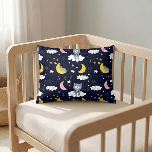 Image of a baby cherry Feeding Pillow for New Born Baby, Breastfeeding Pillow, Nursing Pillow, Baby Feeding & Support Pillow, Soft Cotton with Washable Cover, 32x21 cm