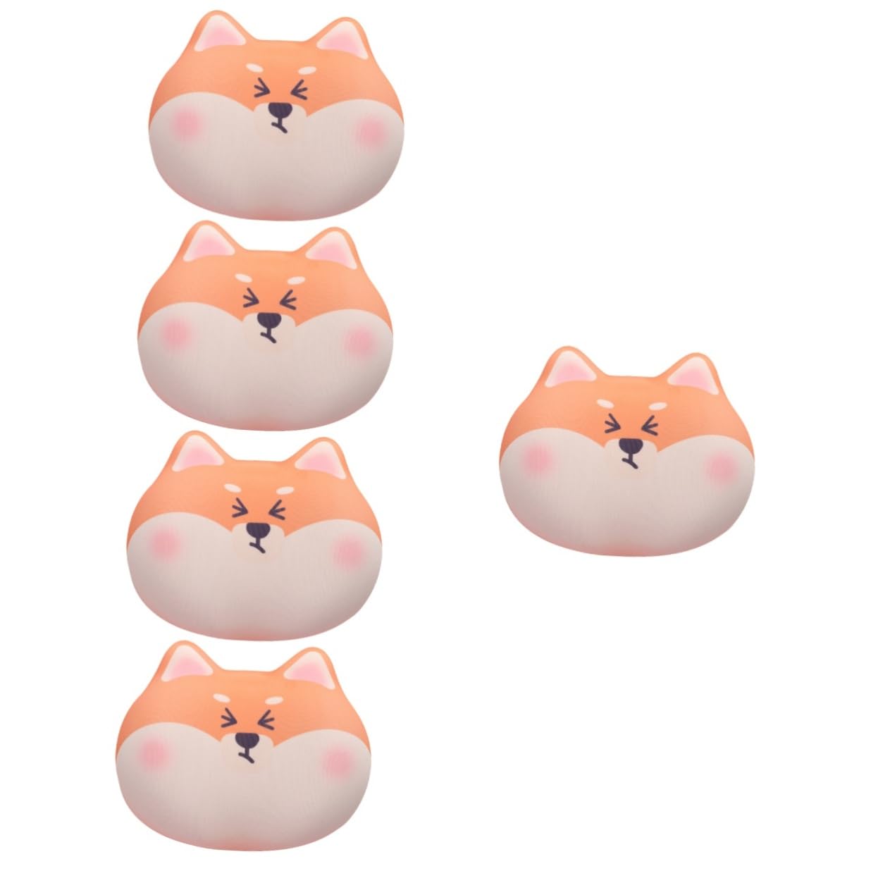 SHINEOFI 5 Pezzi Ergonomico per Design Adorabile Poggiapolsi per Computer Antiscivolo Comfort Ottimale per Mouse e Tastiera