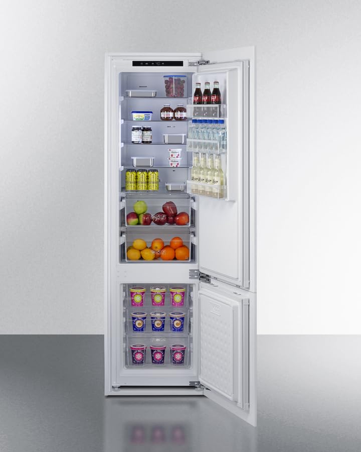 Summit 24" Bottom Freezer Refrigerator, Panel Ready Refrigerator- Freezer, Energy Star- FFBF11NT (Panels not included) (Right Hand Door) on Fridge.com