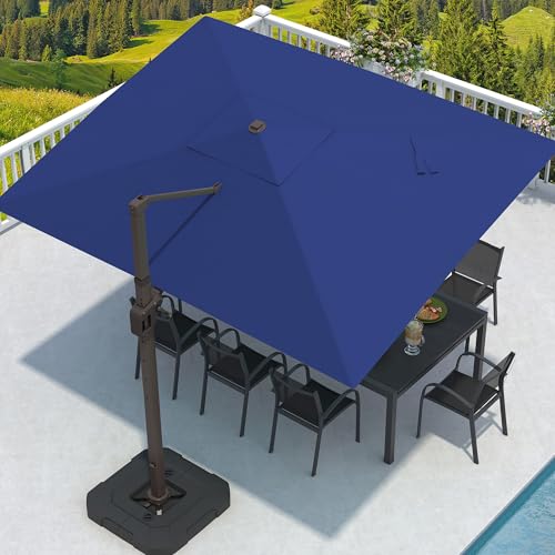 MPL Shade 9' X 12' Cantilever Patio Umbrella Rectangular Outdoor