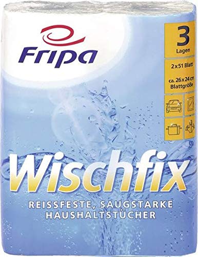 Preisvergleich Produktbild Fripa 3012011 Haushaltsrollen Wischfix hochweiß
