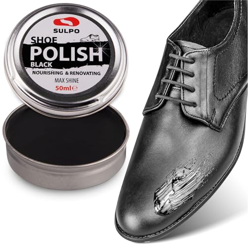 SULPO Lucido per Scarpa Nero 50ml