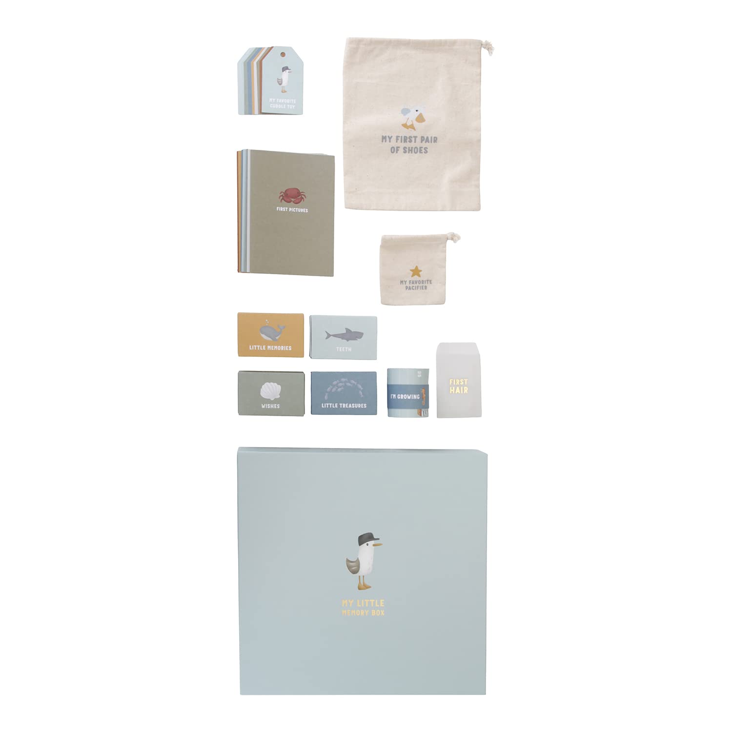 Little Dutch 4749 Erinnerungsbox - Sailors Bay blau