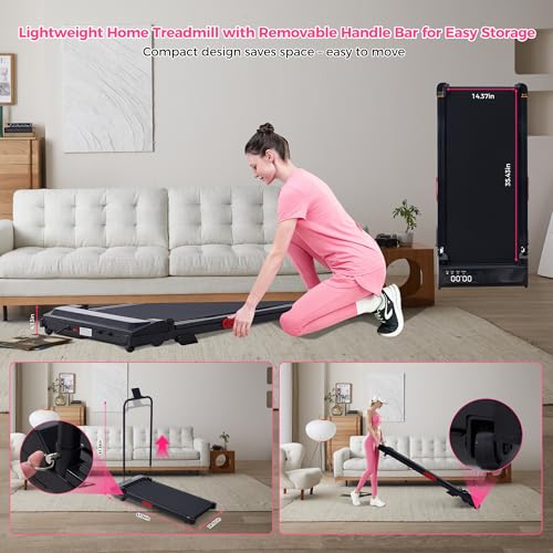 Wildroot Organic X600 Walking Pad with Incline & Detachable Handle — view 9