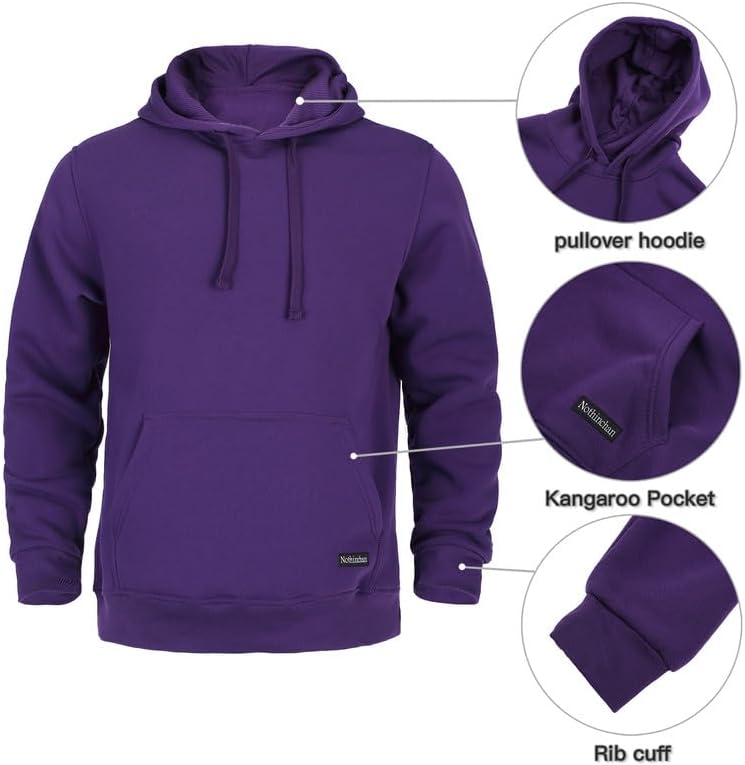 Men's Tracksuit 2 Piece Sweatsuit Long Sleeve Pullover Athletic Hoodies Casual Sport Jogging Suits With Pockets - Image 4