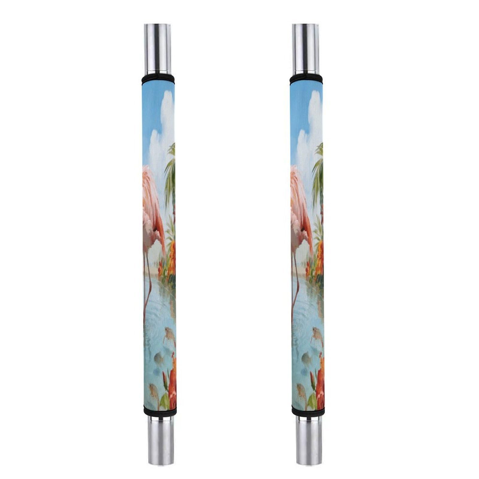 Fodpand Style Tropical Dreaming Kitchen Handle Cover, Keep Your Kitchen Appliance Clean, Fashion Refrigerator Anti Slip Sleeve,Anti Slip Handle Cover For Refrigerators Ovens Cabinets Dishwashers