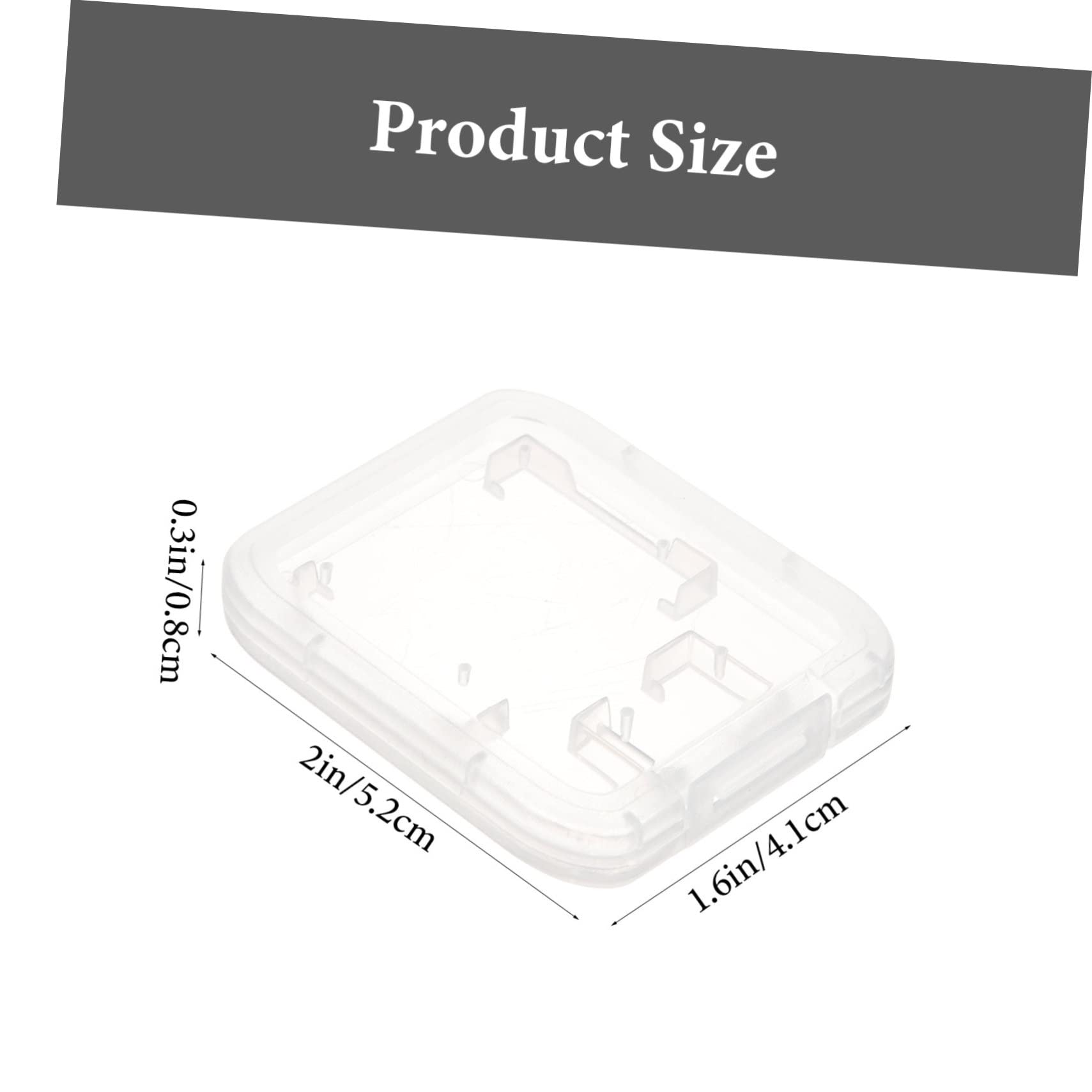 DOITOOL 24Pcs Memory Card Case Holder Portable Storage Container for Cards Lightweight and Durable Closure and Damage