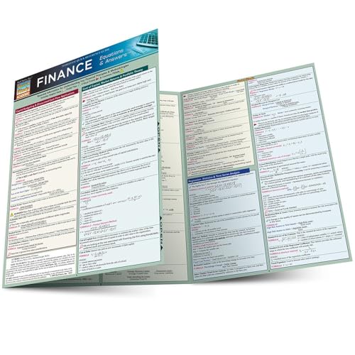 Finance Equations & Answers: a QuickStudy Laminated Reference Guide (Quick Study Academic)