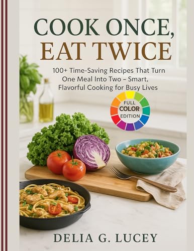 Cook Once, Eat Twice: 100+ Time-Saving Recipes That Turn One Meal Into Two – Smart, Flavorful Cooking for Busy Lives (Quick and Easy Meal)