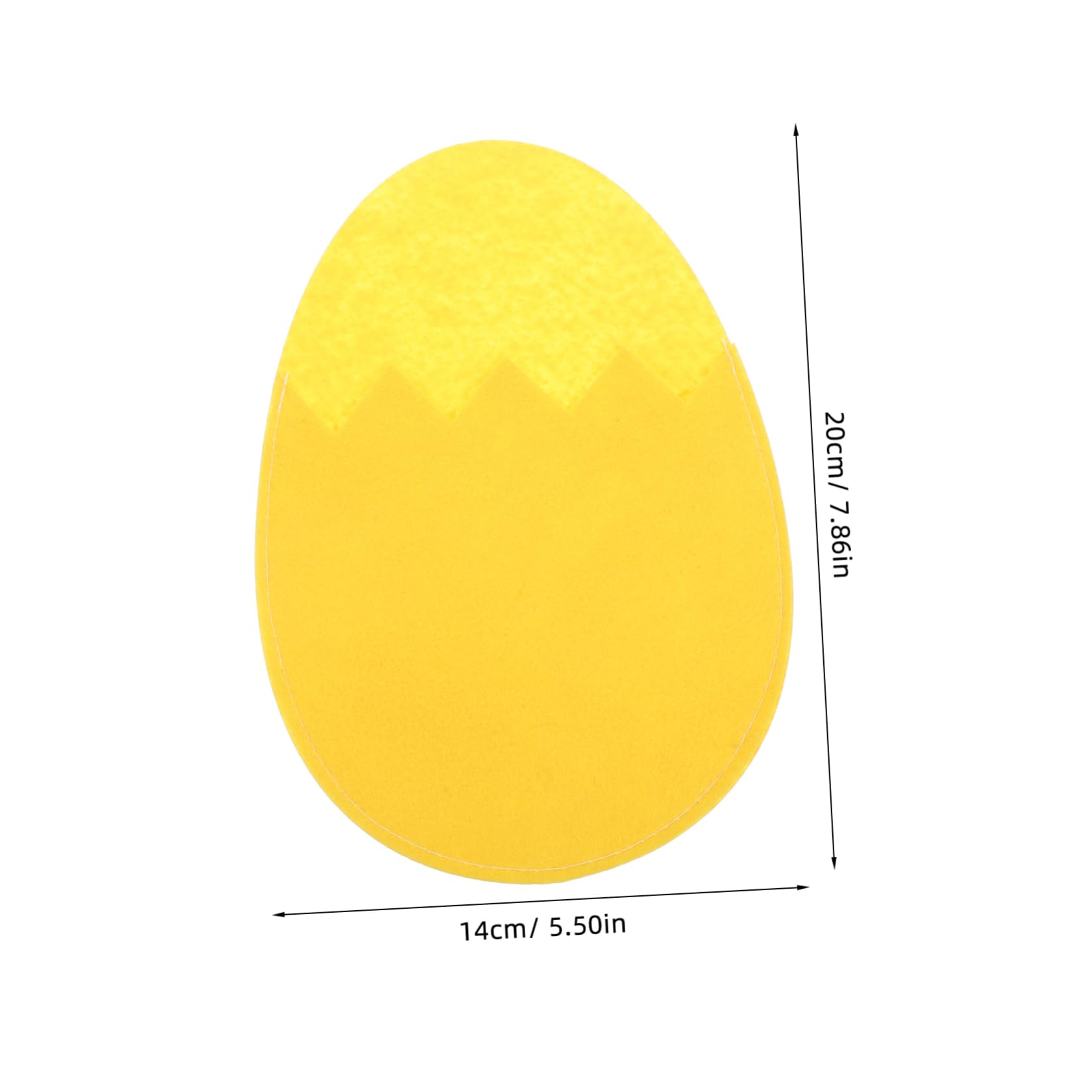 MUCKLILY 6pcs Easter Cutlery Holder Bags Felt Utensil Organizer for Holiday Table Decoration Easy to Clean and Portable Silverware Holders for Parties and Picnics