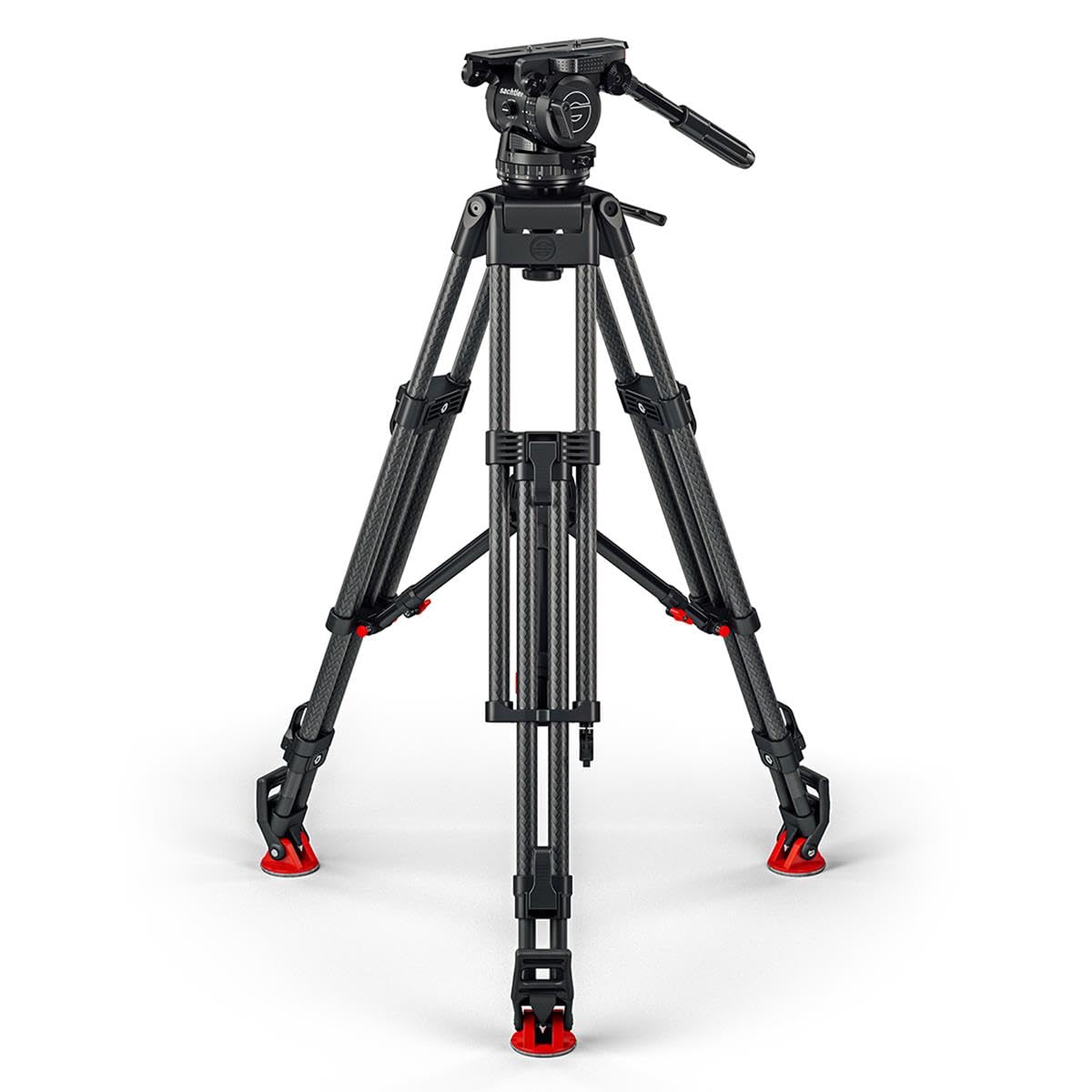 Sachtler Cine 30 Fluid Head with EFP 2 CF 3-Section Carbon Fiber Tripod and Mid-Level Spreader