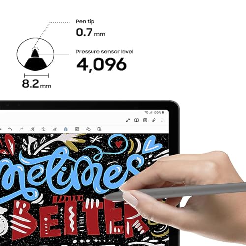 Bolígrafo Galaxy Tab S9 FE de repuesto gris con puntas precisas pack de 2 3