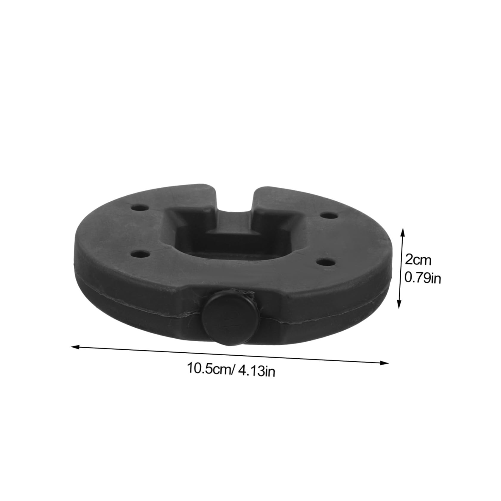 Base Lestée Ronde En Fer Pour Lampe De Table – Diam. 20 Cm – Stabilité Parfaite DIY Bureau Salon