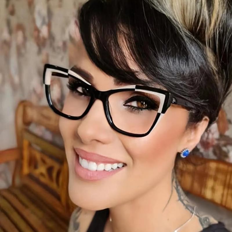 Image of Blue Light Glasses for woman,Computer Eyewear Non-Prescription Glasses Fashion Colorful Frame