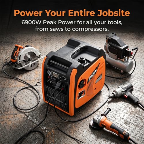 Image of LIFAN LF6800iE 6900W Peak Gas Inverter Generator, Remote Start, 120V /240V 23A Twist Lock Outlet, CO Sensor, 312cc Engine for Home Backup & RV, EPA Certified (Non-CARB /Not for Sale in CA)