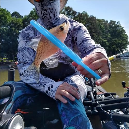 Cracrab Fish Gripper Fishing Pliers Gripper 10Inch Fish Grabber Tool Saltwater Fish Holder Clamp Fish Lip Gripper With Lanyard thumb #2