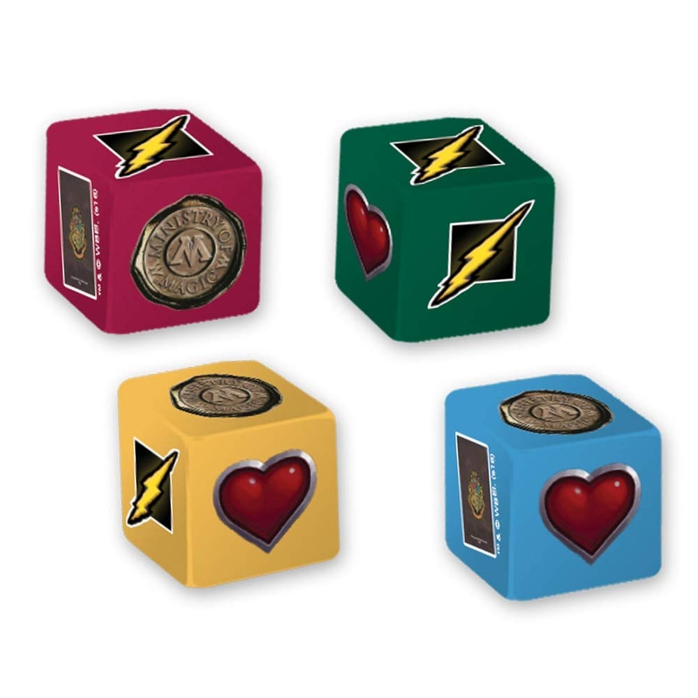 Harry Potter Hogwarts Battle Cooperative gra karciana do budowania talii, oficjalny licencjonowany towar, gra planszowa, świetny prezent dla fanów, grafika filmowa