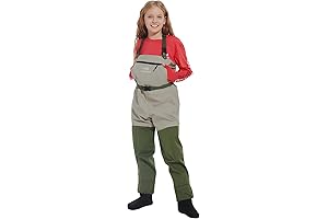 IMMERSE Breathable Chest Waders for Kids - Perfect for Big and Tall Youth Anglers