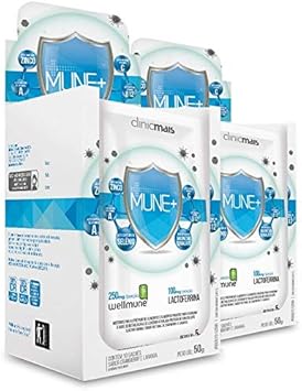 Kit 2 Mune + ClinicMais Wellmune Cranberry Laranja 10 Sachês
