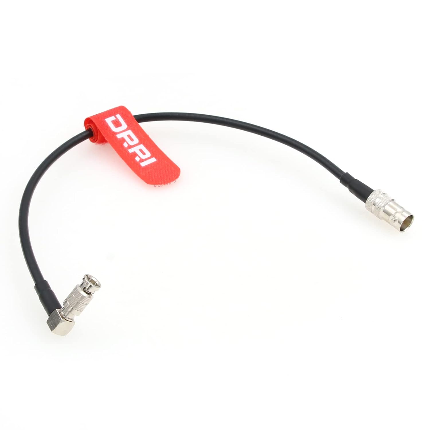 DRRI HIGH Density BNC Female to Micro-BNC Right Angle Coaxial Cable for DekTec Device| Blackmagic Video Assist 12G 5”