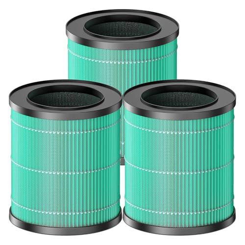 Filtre HEPA MERONTE MR2566 pour retrouver un air sain à la maison pack de 3 filtres composites