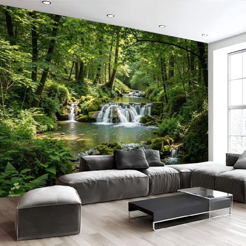 Papier peint soie panoramique forêt tropicale pour une ambiance zen - 7