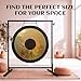 The Gong Shop Handcrafted Chinese Gong – Rich Wash & Deep Resonant Tones for Meditation, Sound Healing, Yoga or Home Decor (14
