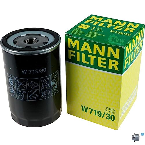 EISENFELS Filter Set erstellt mit MANN-FILTER Ölfilter W 719/30 (10), Verschlussschraube